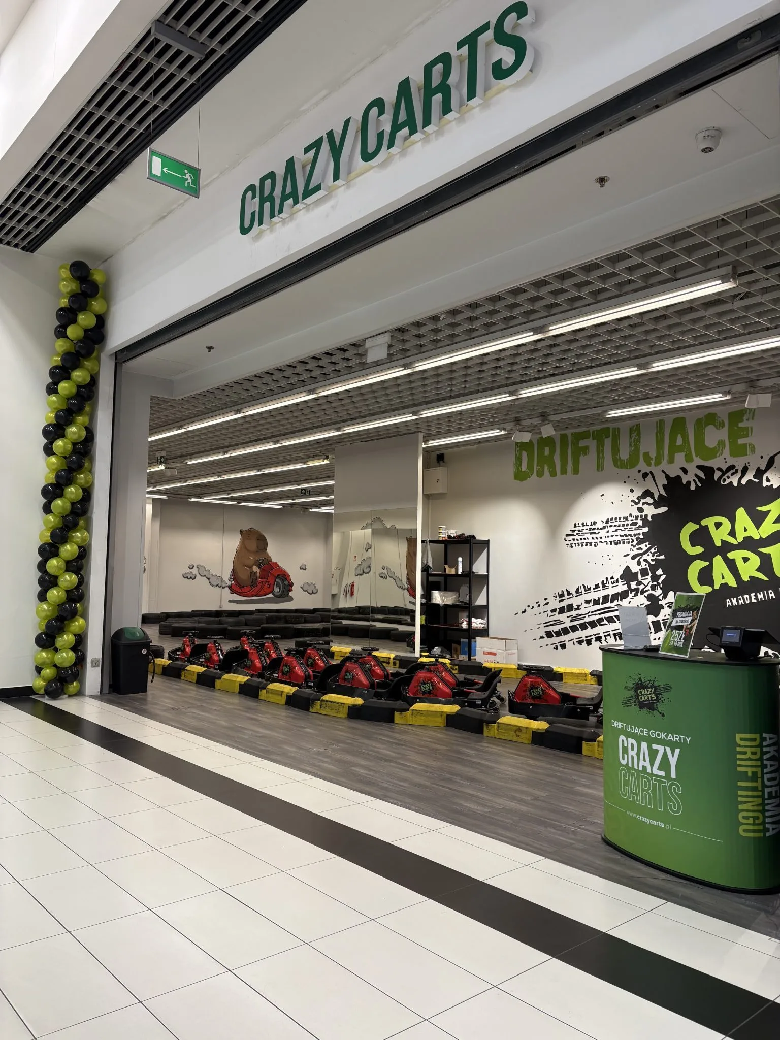 Tor Crazy Carts w Lublinie w Galerii Vivo